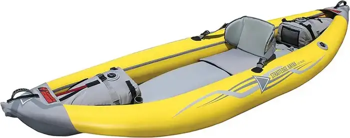 Advanced Elements StraitEdge Inflatable Kayak, Yellow, 9'8" x 35"