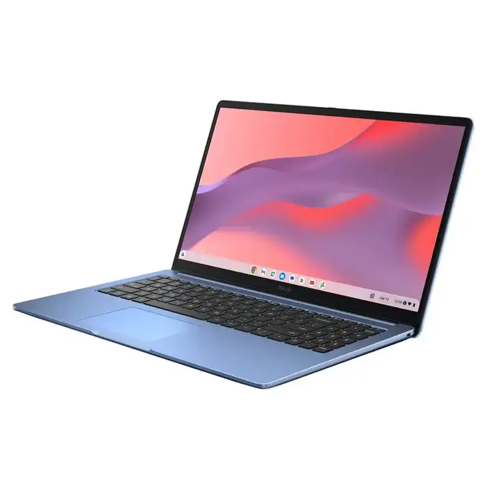 ASUS Chromebook CX15 Laptop, 15.6" FHD Display, Intel® Processor N50, 128GB Storage, 4GB RAM, ChromeOS, Forging Blue