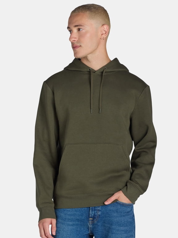 Athletic Works Men's and Big Men's Fleece Hoodie Sweatshirt