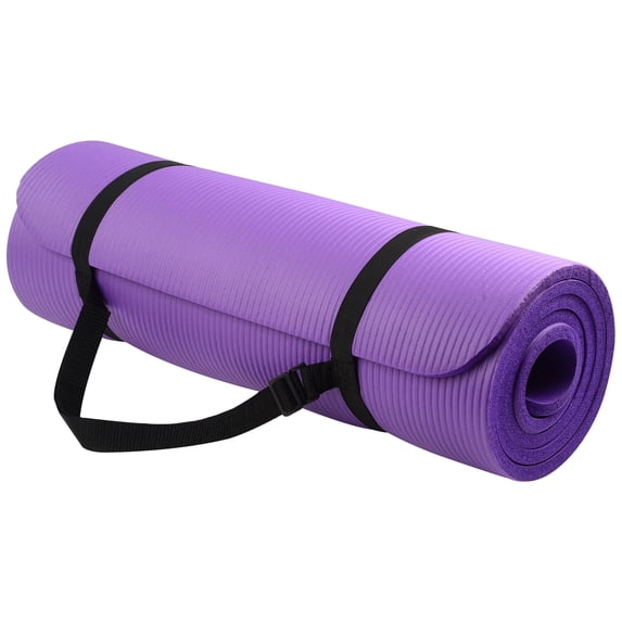 BalanceFrom Yoga Mat 1/2 in, Purple