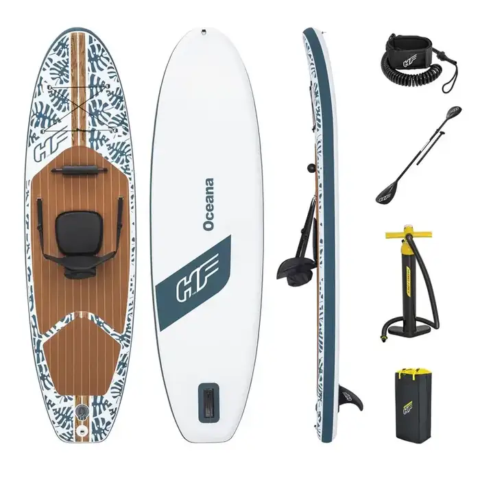 Bestway Hydro-Force Oceana Inflatable Stand-Up Paddle Board and Kayak Set - 10 ft