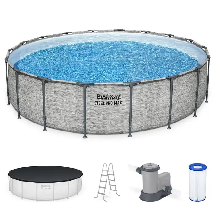 Bestway Power Steel 16' x 48" Above Ground Pool Set