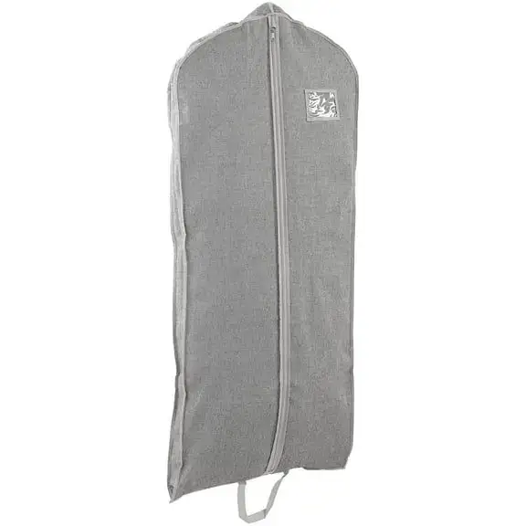 Better Homes & Gardens Hanging Clothing Garment Bag 24" x 54", Gray