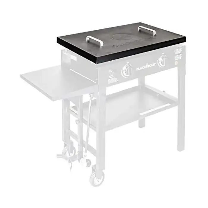 Blackstone Original Outdoor Griddle, 28 inch 2-Burner Flat Top Grill with Hard Cover, Black