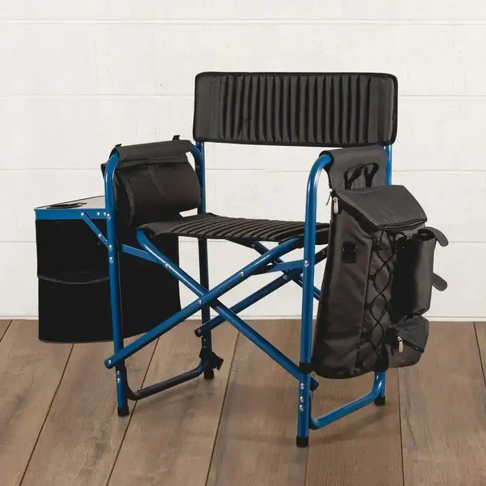 Coleman Aluminum Camping Chair with Side Table, Supports up to 225 lb