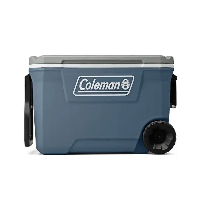 Coleman Classic 100 QT Hard-Sided Ice Chest Cooler with Wheels, Lakeside Blue (316 Series)