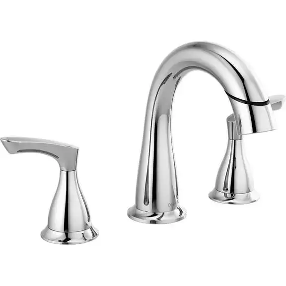 Delta Foundations 8" Widespread 2-Handle Bathroom Faucet, B3511LF, Chrome