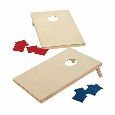 Driveway Games Cornhole Game, 4ft x 2ft Wood, All Weather Bean Bags