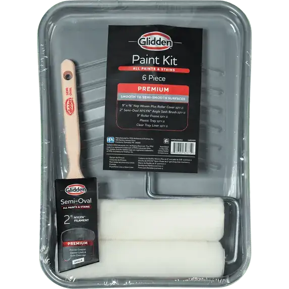 Glidden 6 Piece Premium Paint Tray Kit