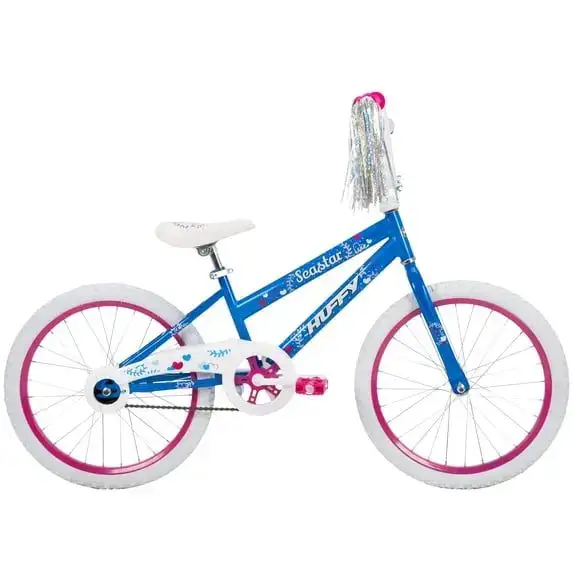 Huffy 20" Sea Star Kids' Bike, Fits Riders 44" - 56", Blue/Pink, Youth, Girls