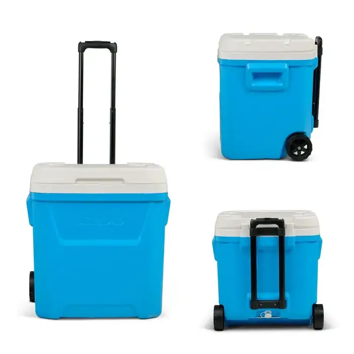 Igloo 60 QT Laguna Ice Chest Cooler with Wheels, Blue