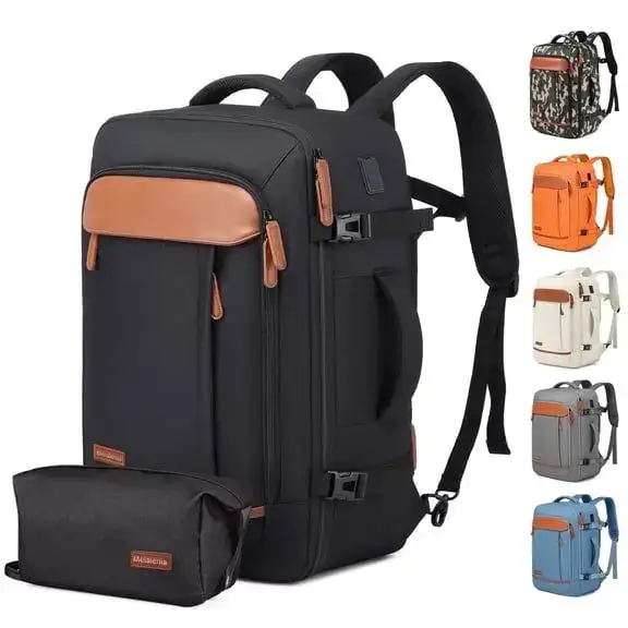 Joyway 2-Piece Travel Backpack Set, Airline-Approved, USB Port + Toiletry Bag