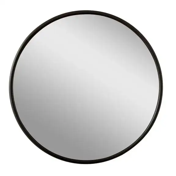 Mainstays 18 in Black Round Wall Mirror
