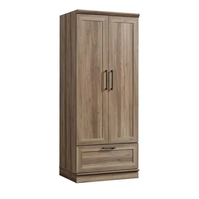 Mainstays Traditional Refined 71" Wardrobe, Canyon Walnut Finish
