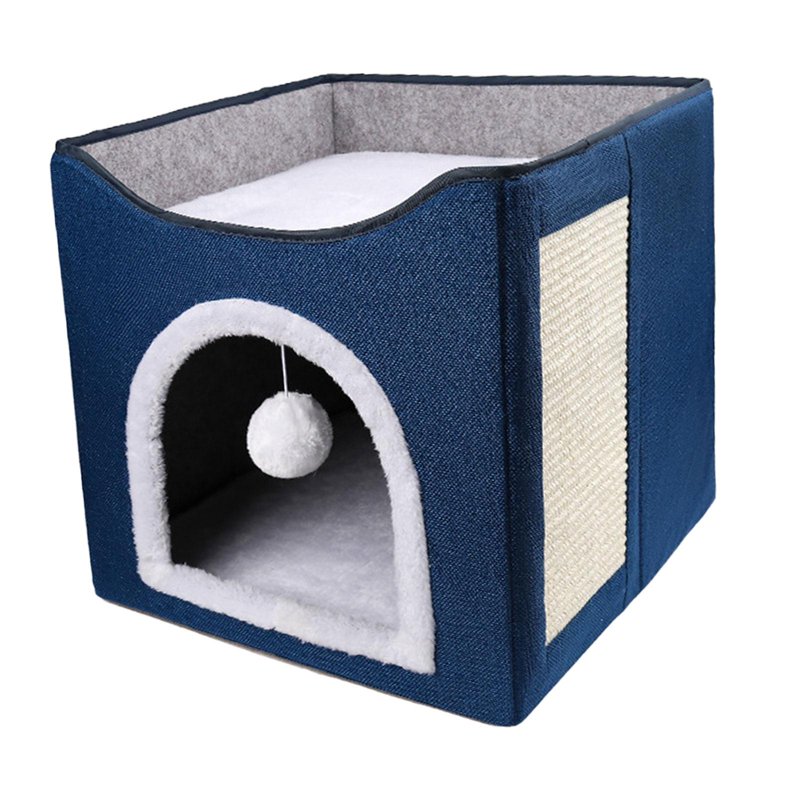 Member's Mark Collapsible Cat Condo, 24" x 17" x 15", Choose Color