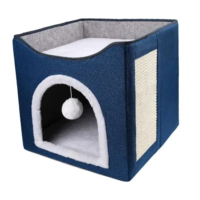 Member's Mark Collapsible Cat Condo, 24" x 17" x 15", Choose Color