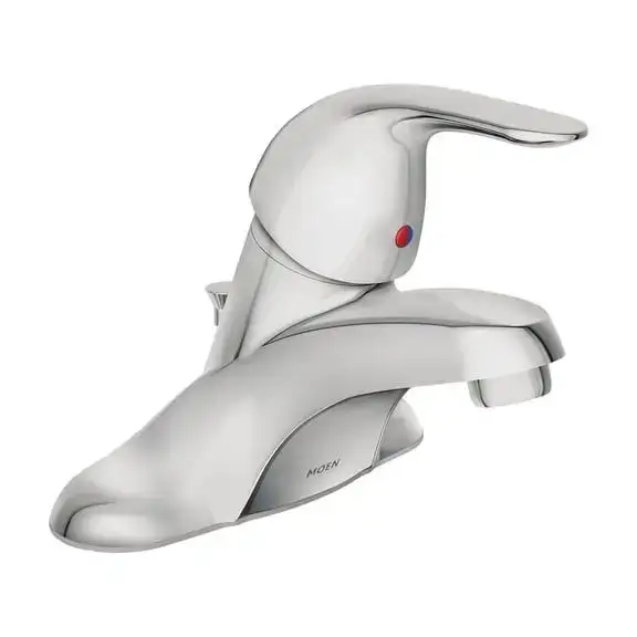 Moen Adler 1-Handle Low-Arc Bathroom Faucet with Pop-Up - Single Pack