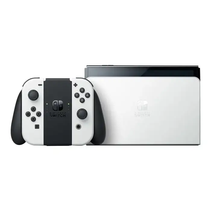 Nintendo Switch OLED Model Video Game Console with White Joy-Con, 64 GB