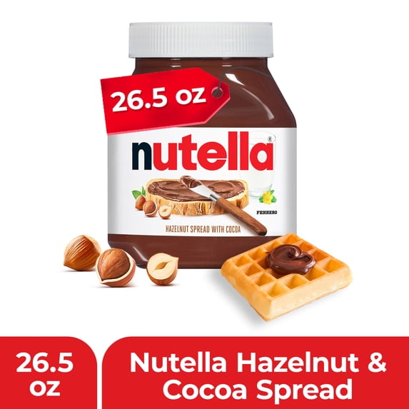 Nutella Hazelnut Spread with Cocoa, 26.5 oz Jar