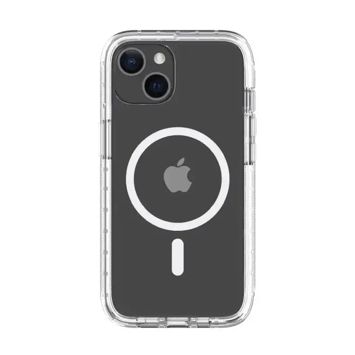 onn MagSafe Compatible Phone Case for iPhone 16e / iPhone 15 / iPhone 14 / iPhone 13 - Clear