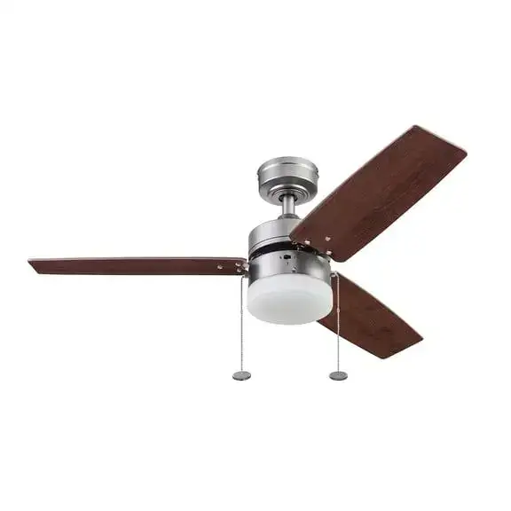 Prominence Home Russwood 42 Inch Bronze Ceiling Fan with 5 Blades, Pull Chain
