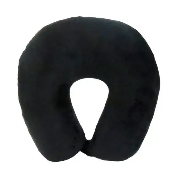 Protege Microfiber Neck Pillow, Black