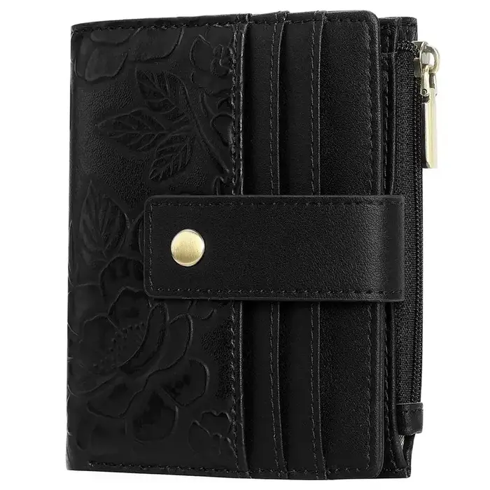 Sendefn Small Genuine Leather Wallet for Women, RFID Blocking Credit Card Holder Wallet