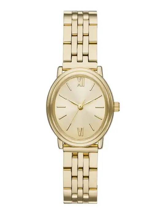 Time & Tru Women's Gold-Tone Wristwatch