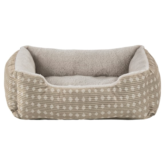 Vibrant Life Small Cuddler Pet Bed, Tan, 19" x 15"