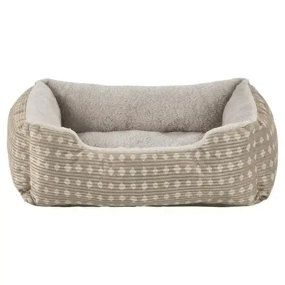 Vibrant Life Small Cuddler Pet Bed, Tan, 19" x 15"