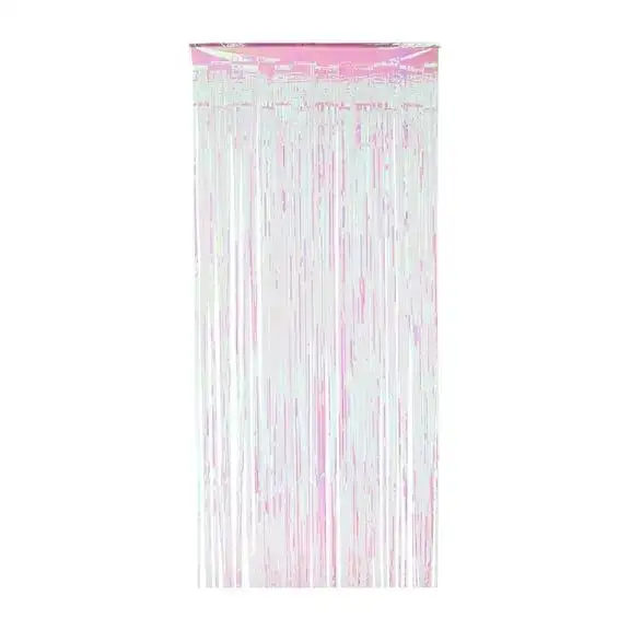 Way To Celebrate Iridescent Foil Door Curtain, 8' x 3'