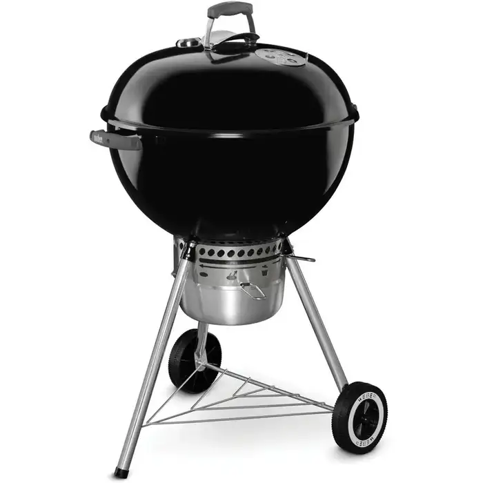 Weber Original Charcoal Grill, 22 Inch Premium Kettle Charcoal Grill, Black