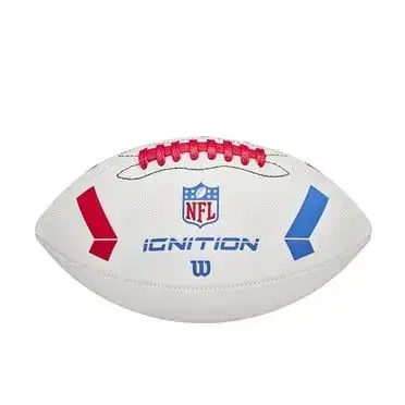 Wilson NFL Ignition Junior Size Football - Red/White/Blue