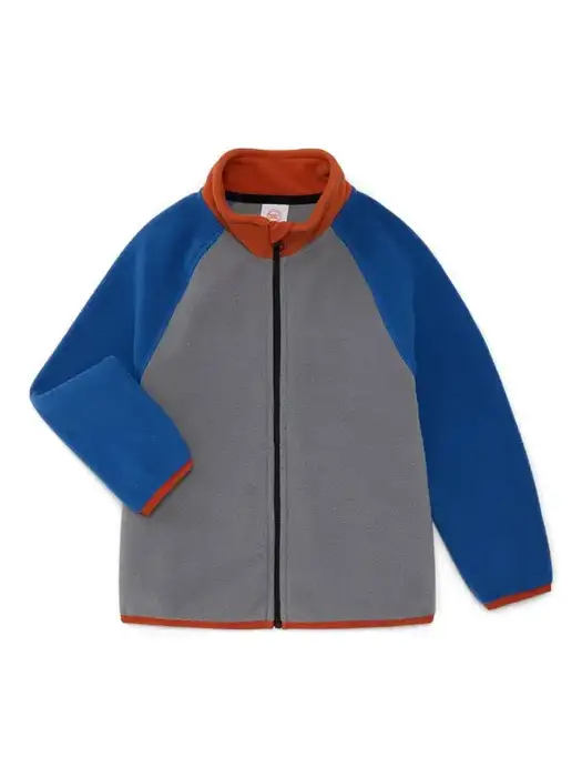 Wonder Nation Boys Microfleece Full Zip Jacket, Sizes 4-18 & Husky