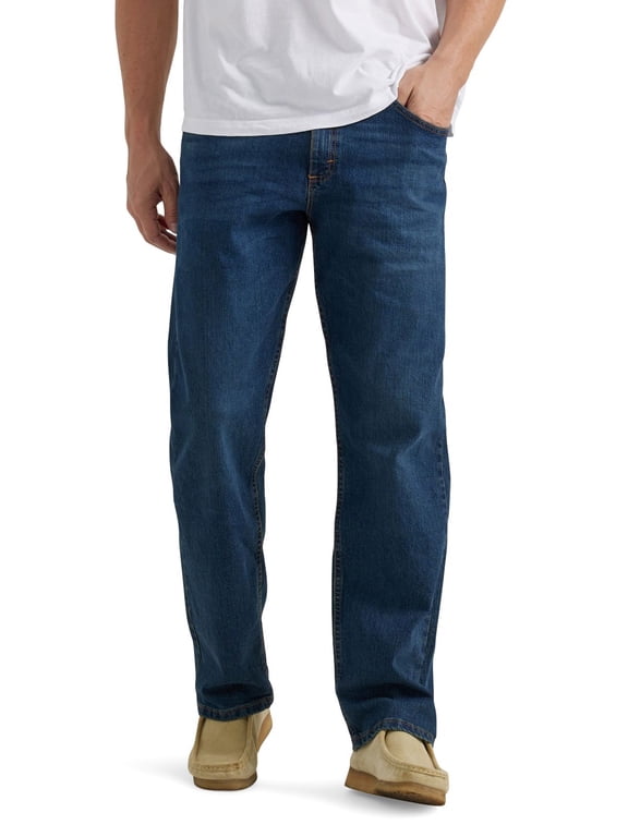 Wrangler Men's and Big Men's Relaxed Fit Jeans with Flex