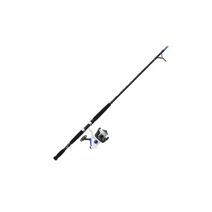 Zebco Bite Alert Spinning Reel and Fiberglass Fishing Rod Combo, 7 ft, 2-Piece